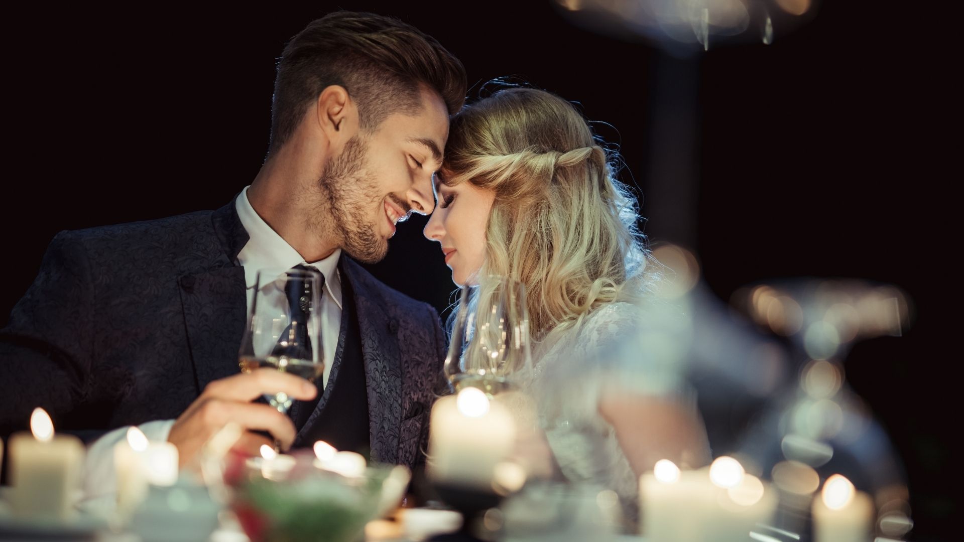 sposi al ricevimento