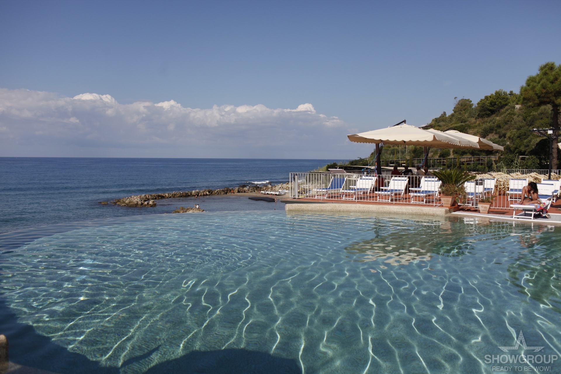 vista dall'hotel baia del silenzio
