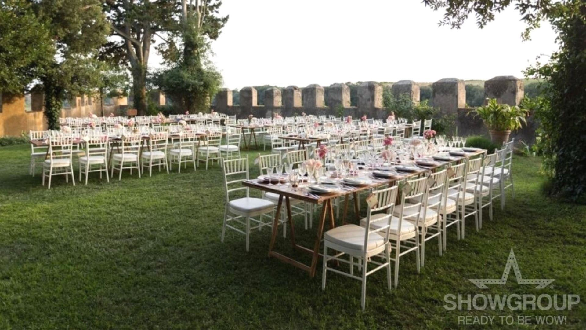 allestimento castello di ceri