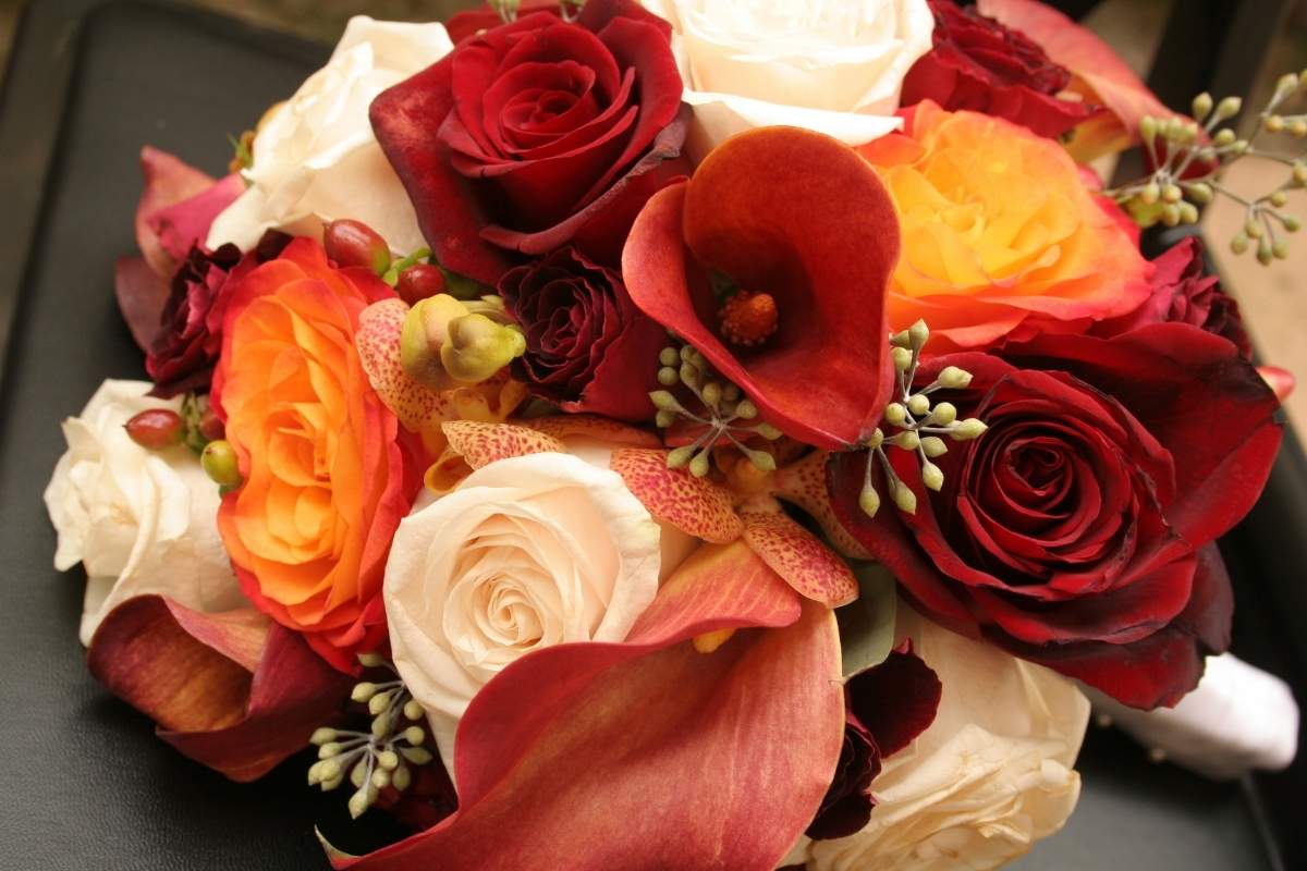 bouquet per matrionio in autunno