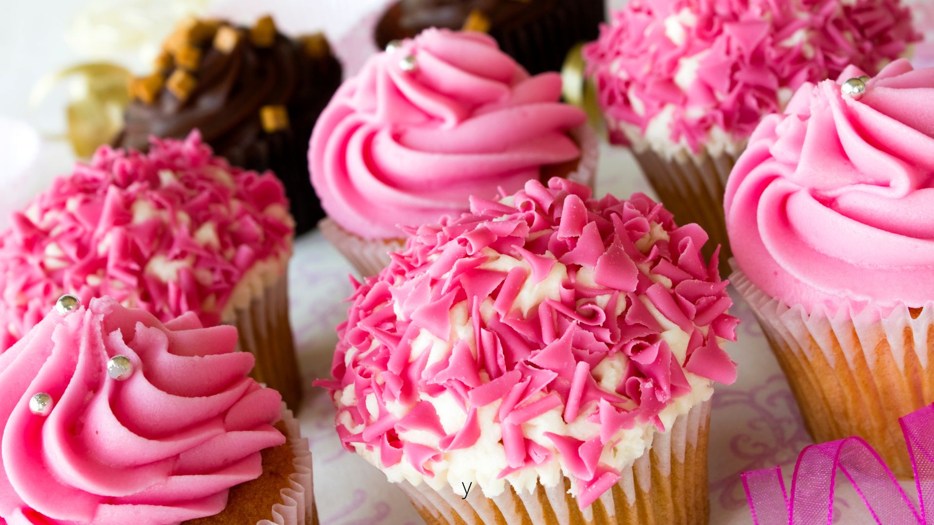 cupcakes rosa